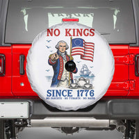 American Patriot George Washington No Kings Spare Tire Cover Political Humor Gift