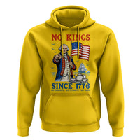 American Patriot George Washington No Kings Hoodie Political Humor Gift