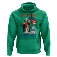 American Patriot George Washington No Kings Hoodie Political Humor Gift
