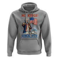 American Patriot George Washington No Kings Hoodie Political Humor Gift