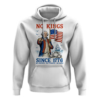 American Patriot George Washington No Kings Hoodie Political Humor Gift