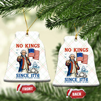 American Patriot George Washington No Kings Ceramic Ornament Political Humor Gift