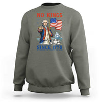 American Patriot George Washington No Kings Sweatshirt Political Humor Gift