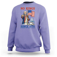 American Patriot George Washington No Kings Sweatshirt Political Humor Gift