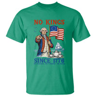 American Patriot George Washington No Kings T Shirt Political Humor Gift