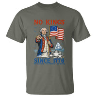 American Patriot George Washington No Kings T Shirt Political Humor Gift