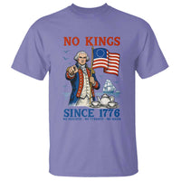 American Patriot George Washington No Kings T Shirt Political Humor Gift