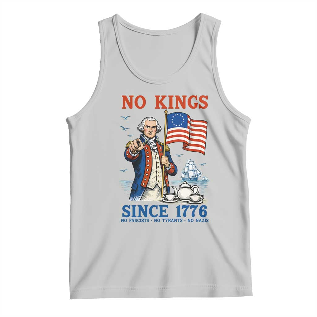 American Patriot George Washington No Kings Tank Top Political Humor Gift