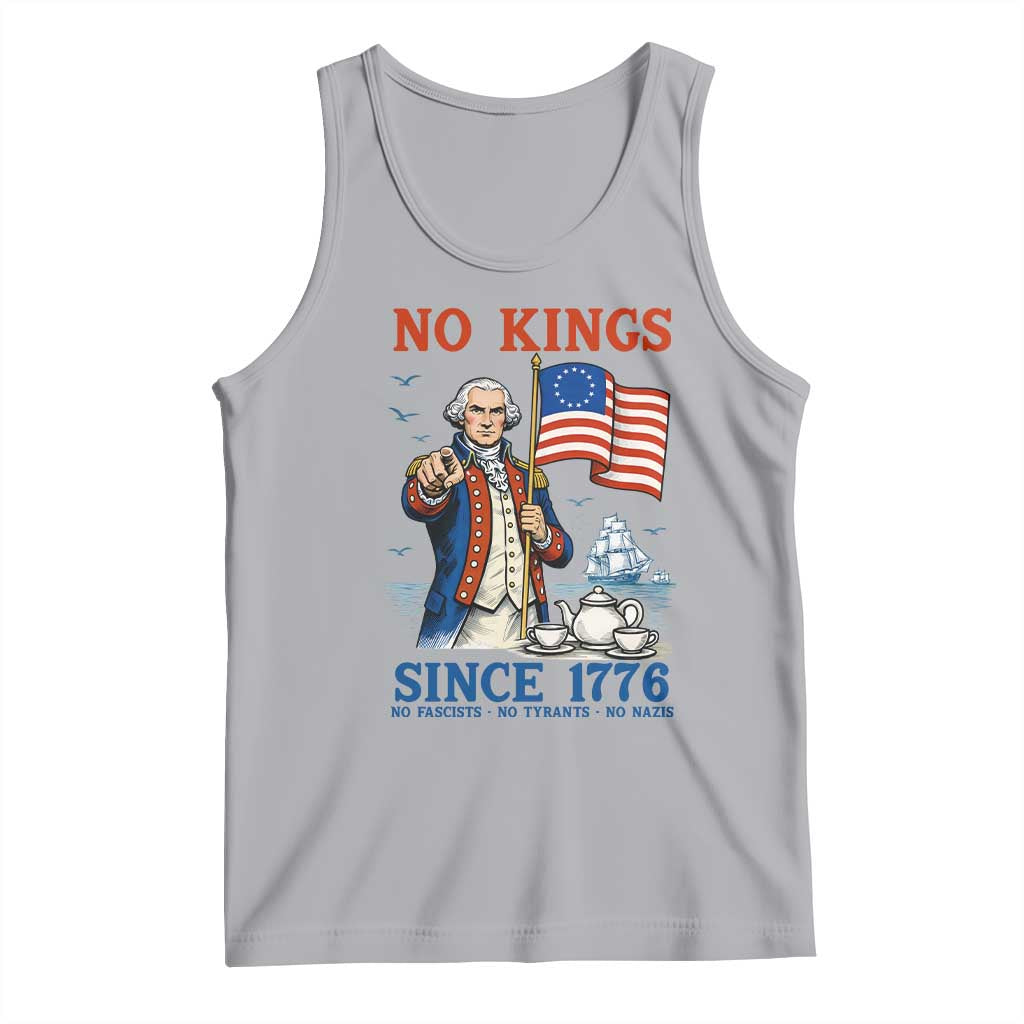 American Patriot George Washington No Kings Tank Top Political Humor Gift