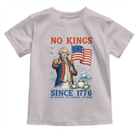 American Patriot George Washington No Kings Toddler T Shirt Political Humor Gift