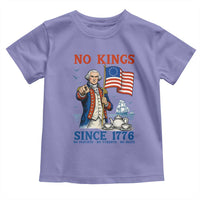 American Patriot George Washington No Kings Toddler T Shirt Political Humor Gift