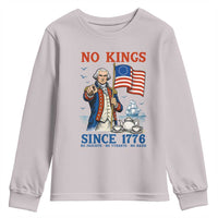American Patriot George Washington No Kings Youth Sweatshirt Political Humor Gift