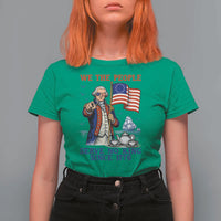 We The People Serve No Kings T Shirt For Women Funny George Washington Protest