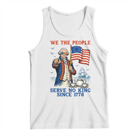 We The People Serve No Kings Tank Top Funny George Washington Protest