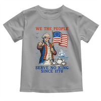 We The People Serve No Kings Toddler T Shirt Funny George Washington Protest