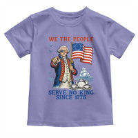 We The People Serve No Kings Toddler T Shirt Funny George Washington Protest