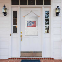 No Kings No Fascists Garden Flag American Flag Patriotic Protest