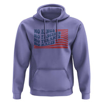 No Kings No Fascists Hoodie American Flag Patriotic Protest