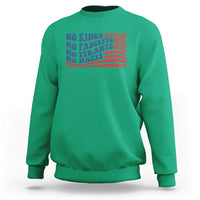 No Kings No Fascists Sweatshirt American Flag Patriotic Protest