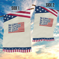 No Kings No Fascists Garden Flag American Flag Patriotic Protest