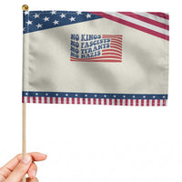 No Kings No Fascists Patriotic Handheld Flag American Flag Patriotic Protest