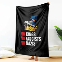 No Kings No Fascists No Nazis Throw Blanket Anti Authoritarian Protest