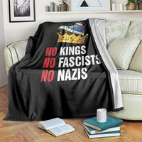 No Kings No Fascists No Nazis Throw Blanket Anti Authoritarian Protest