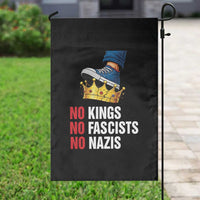 No Kings No Fascists No Nazis Garden Flag Anti Authoritarian Protest