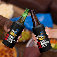 No Kings No Fascists No Nazis 4 in 1 Can Cooler Tumbler Anti Authoritarian Protest