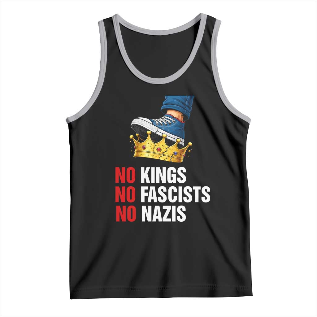 No Kings No Fascists No Nazis Tank Top Anti Authoritarian Protest