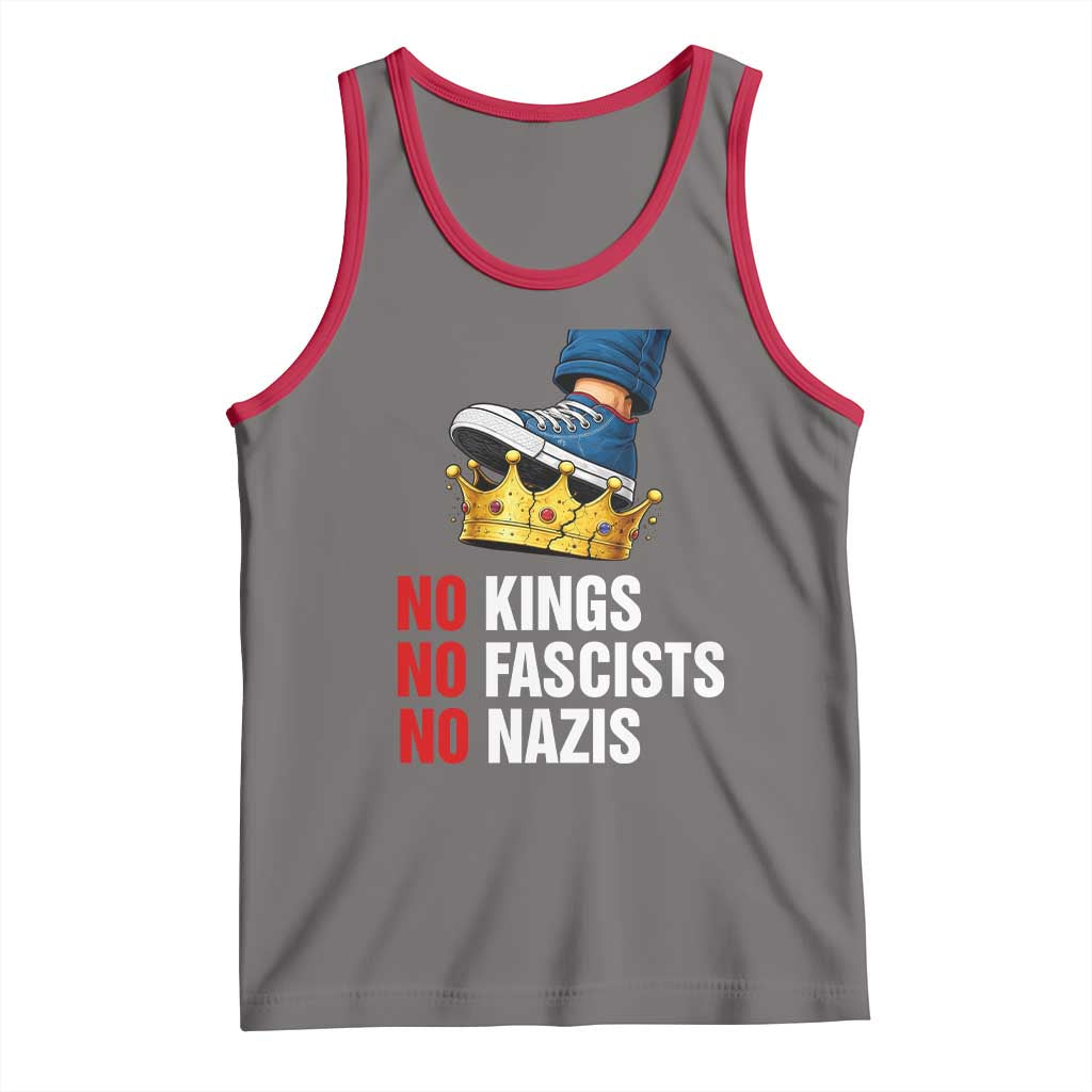 No Kings No Fascists No Nazis Tank Top Anti Authoritarian Protest