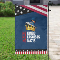 No Kings No Fascists No Nazis Garden Flag Anti Authoritarian Protest