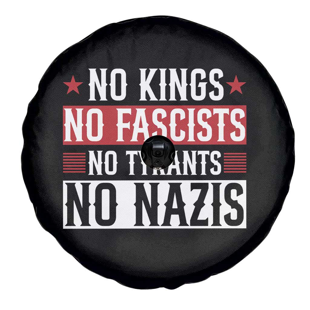 No Kings No Fascists No Nazis Spare Tire Cover Patriotic Political