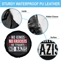No Kings No Fascists No Nazis Spare Tire Cover Patriotic Political