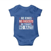 No Kings No Fascists No Nazis Baby Onesie Patriotic Political