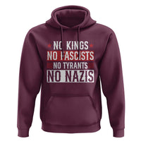 No Kings No Fascists No Nazis Hoodie Patriotic Political