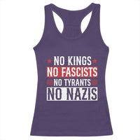 No Kings No Fascists No Nazis Racerback Tank Top Patriotic Political