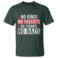 No Kings No Fascists No Nazis T Shirt Patriotic Political