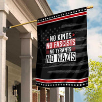 No Kings No Fascists No Nazis Garden Flag Patriotic Political