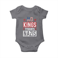 American Democracy Baby Onesie No Kings No Tyrants No Nazis