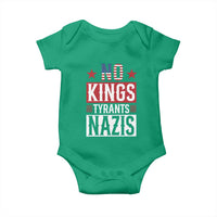 American Democracy Baby Onesie No Kings No Tyrants No Nazis