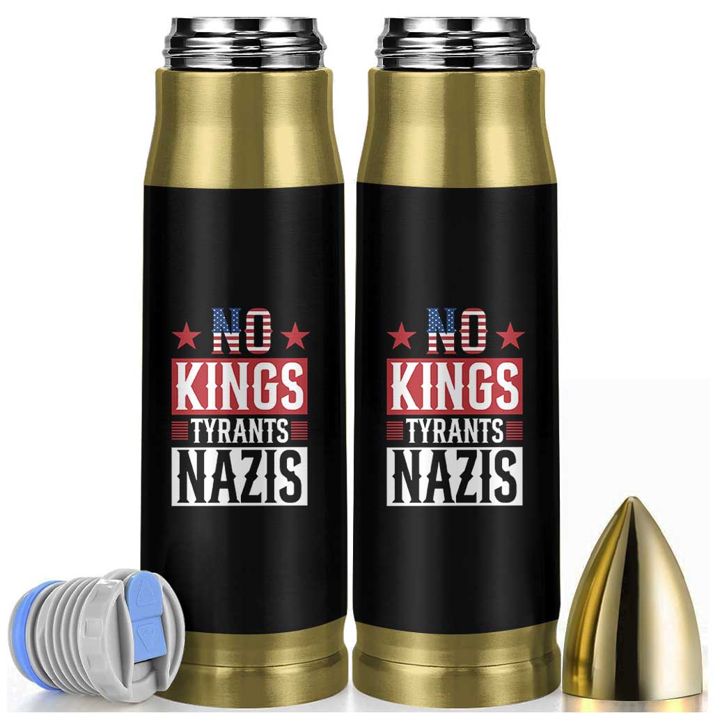 American Democracy Bullet Tumbler No Kings No Tyrants No Nazis