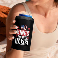 American Democracy 4 in 1 Can Cooler Tumbler No Kings No Tyrants No Nazis