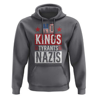 American Democracy Hoodie No Kings No Tyrants No Nazis