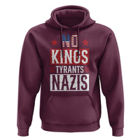 American Democracy Hoodie No Kings No Tyrants No Nazis