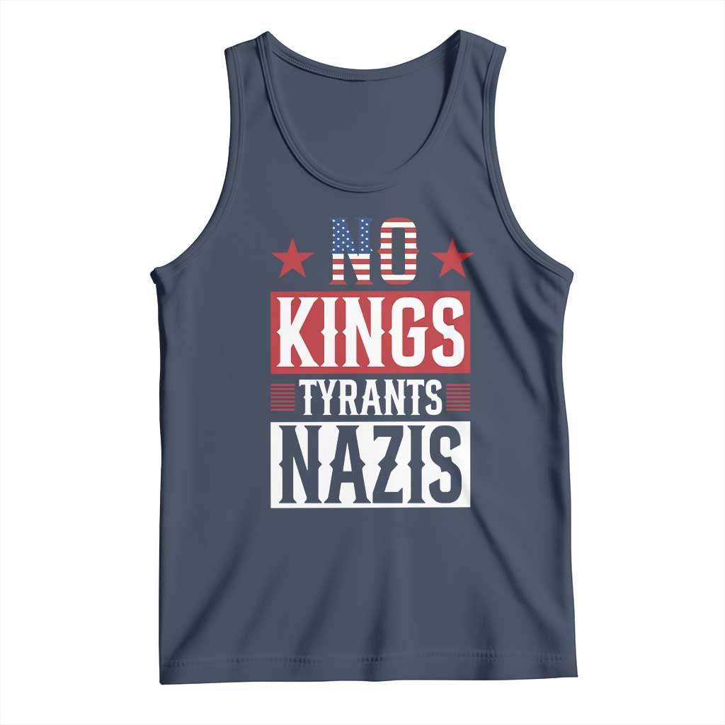 American Democracy Tank Top No Kings No Tyrants No Nazis