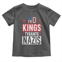 American Democracy Toddler T Shirt No Kings No Tyrants No Nazis