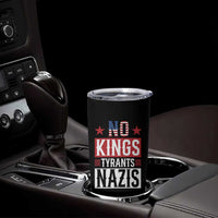 American Democracy Tumbler Cup No Kings No Tyrants No Nazis