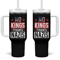 American Democracy Tumbler With Handle No Kings No Tyrants No Nazis