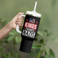 American Democracy Tumbler With Handle No Kings No Tyrants No Nazis